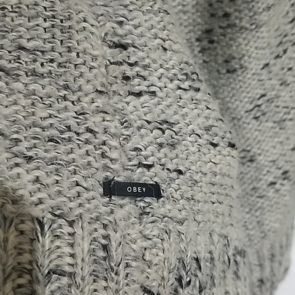 Obey no.89 Wool Blend Speckled Knit Sweater - Picture 6 of 7